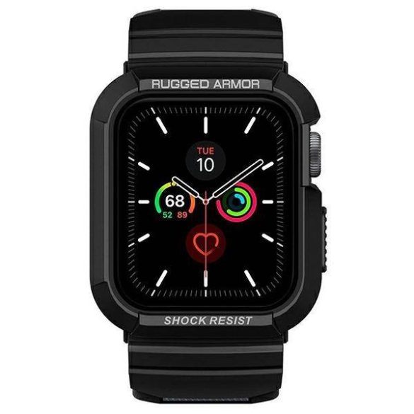 Spigen Rugged Armor Pro Apple Watch 4/5/6/7/SE 40/41mm fekete tok