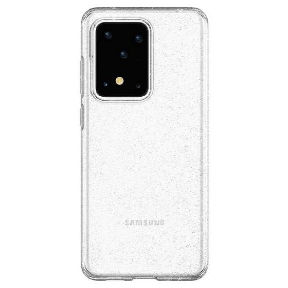 Spigen Liquid Crystal Glitter tok Samsung Galaxy S20 Ultra - átlátszó