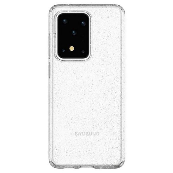 Spigen Liquid Crystal tok Glitter Samsung Galaxy S20 Ultra - átlátszó csillogós