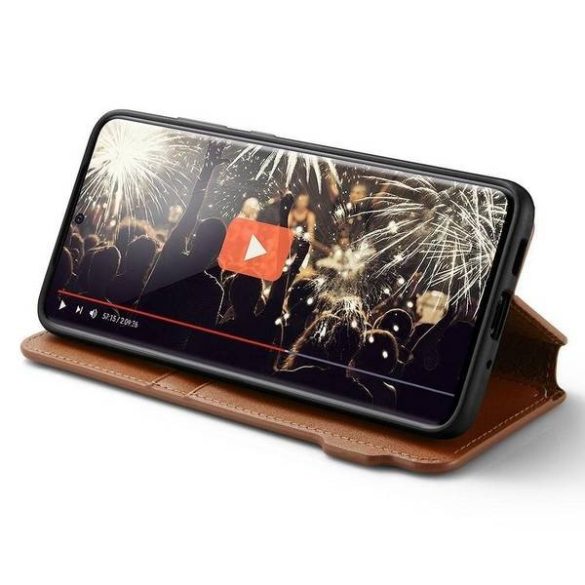 Spigen Ciel Wallet könyvtok Samsung Galaxy S20 Ultra 4G/5G - barna