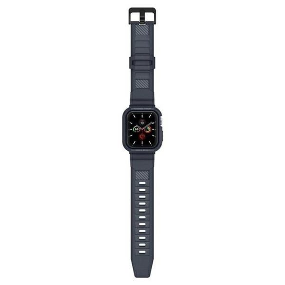 Spigen Rugged Armor Pro tok Apple Watch 4/5/6/7/SE (44/45mm) - szürke