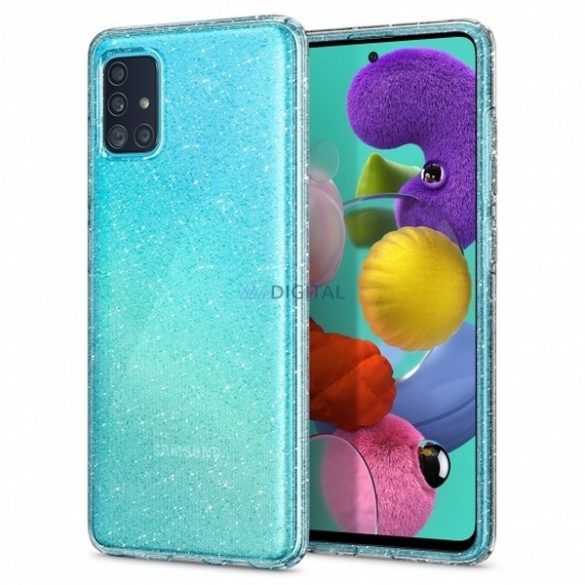 Spigen Liquid Crystal Glitter tok Samsung Galaxy A51 - többszínű