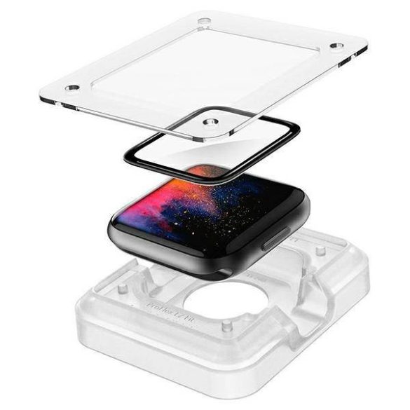 Spigen ProFlex EZ FIT Apple Watch 4/5/6 /SE 40mm hibrid üveg képernyővédő fólia