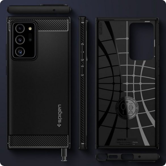 Spigen Rugged Armor Samsung Note 20 Ultra N985 fekete matt ACS01391 tok