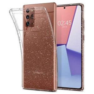Spigen Liquid Crystal Glitter tok Samsung Galaxy Note 20 LTE - átlátszó
