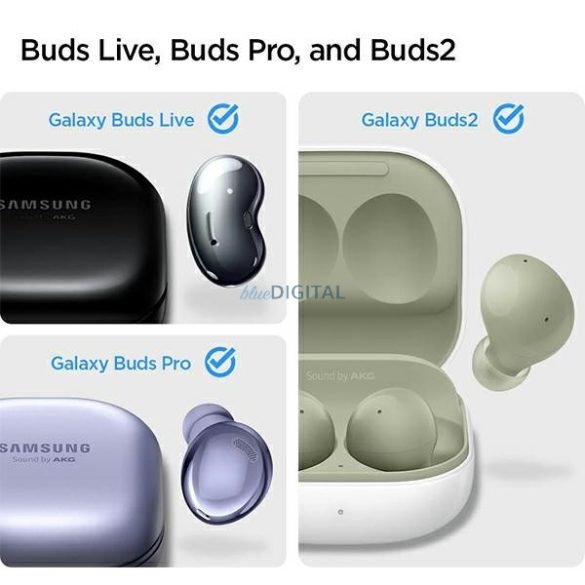 Spigen Urban Fit tok Samsung Galaxy Buds 2/ Live/Pro - rózsaszín