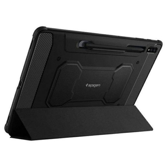 Spigen Rugged Armor PRO Samsung Tab S7+/S8+ Plus 12.4" fekete tok