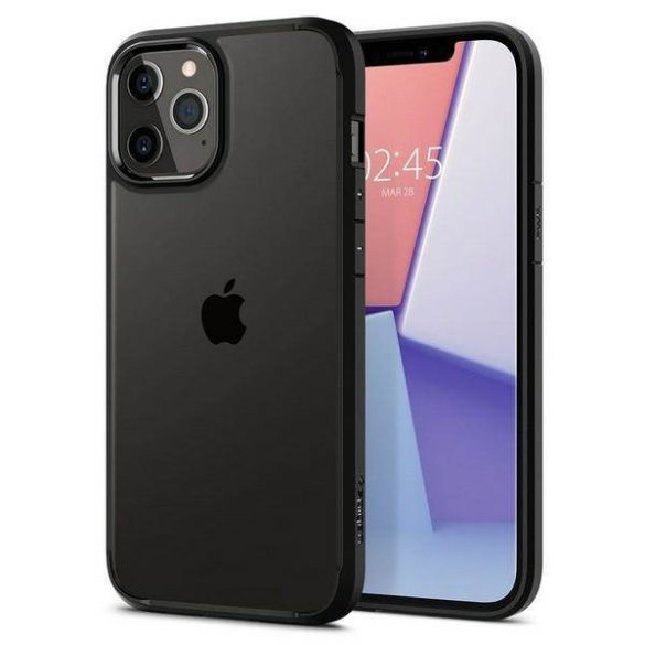 Spigen Ultra Hybrid iPhone 12/12 Pro 6,1" matt fekete tok