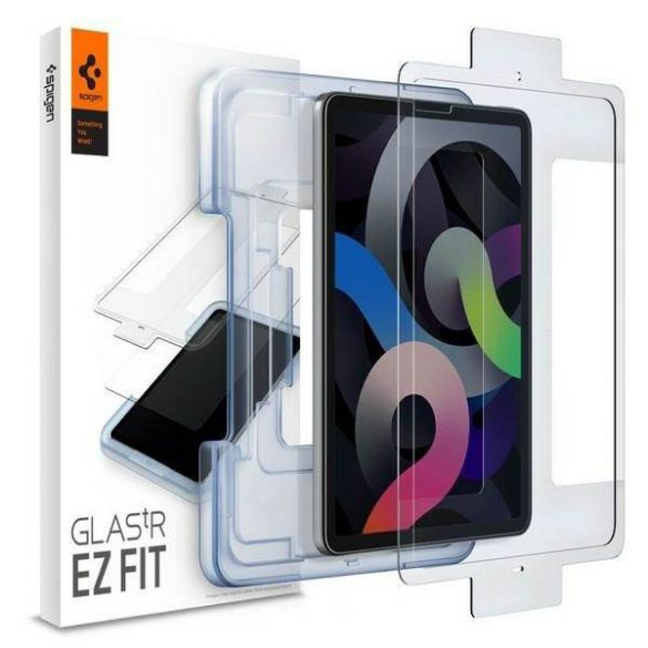 Spigen Glas.TR iPadi Air 4 2020/iPad Air 5 2022 "EZ FIT" szerelőkeret + edzett üveg kijelzővédő fólia