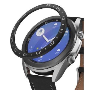 Ringke Bezel Styling Galaxy Watch 3 41mm rozsdamentes acél fekete díszkeret