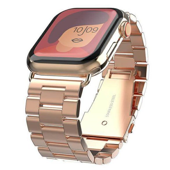 Mercury óraszíj Metal Apple Watch 42mm rózsaarany