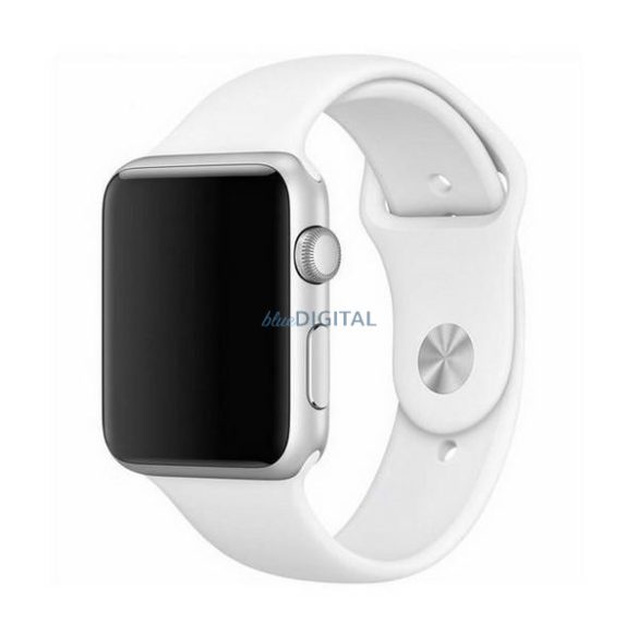 Mercury óraszíj szilikon Apple Watch 38/40/ 41 mm-es fehér