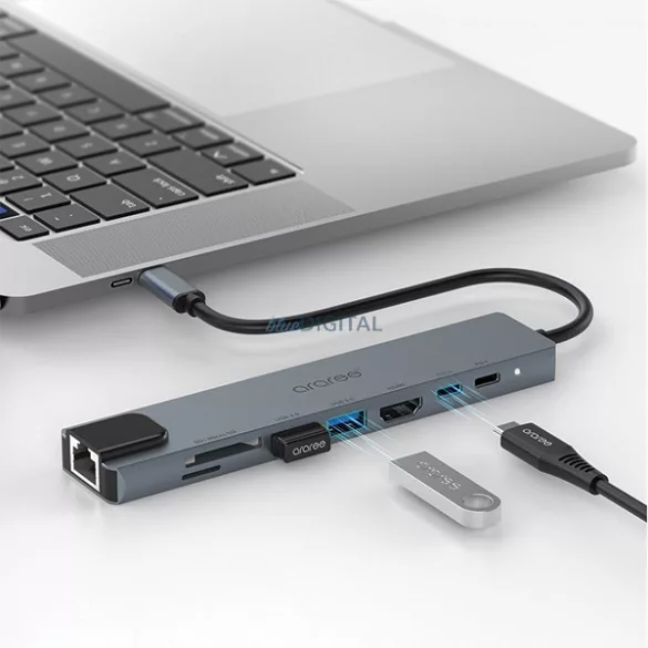 Araree Multi Hub 8w1 AM81 black AR60-01379A