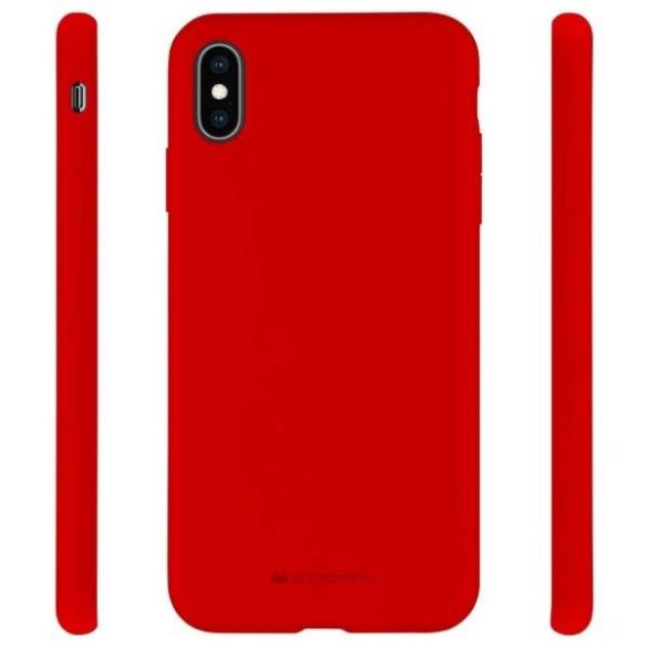 Mercury szilikon iPhone 12/12 Pro 6,1" piros tok