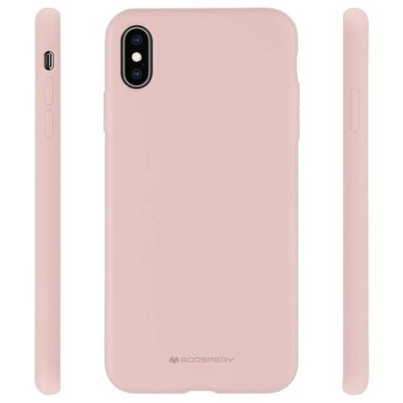 Mercury szilikon iPhone 12/12 Pro 6,1" rózsaszín homok tok
