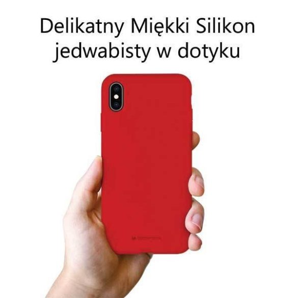 Mercury szilikon iPhone X/Xs piros tok