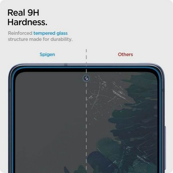 Spigen Glas FC Samsung Galaxy S20 FE Fekete Edzett üveg fekete képernyővédő fólia