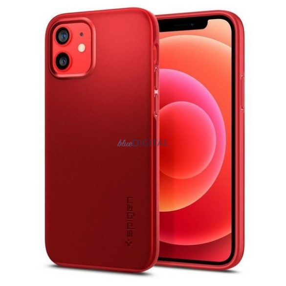 Spigen Thin Fit tok iPhone 12/12 Pro - piros