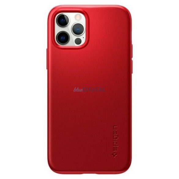 Spigen Thin Fit tok iPhone 12/12 Pro - piros