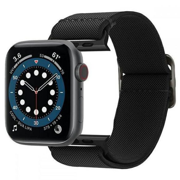 Spigen Fit Lite Apple Watch 4/5/6/7/SE 42/44/45mm fekete szíj