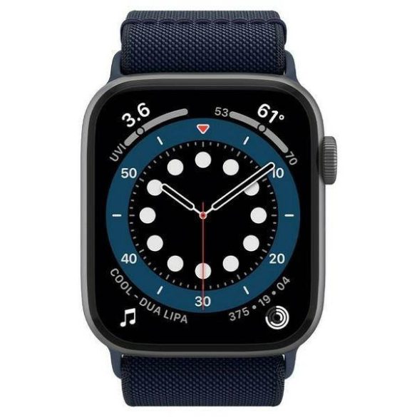Spigen Fit Lite Apple Watch 4/5/6/7/SE 42/44/45mm sötétkék szíj