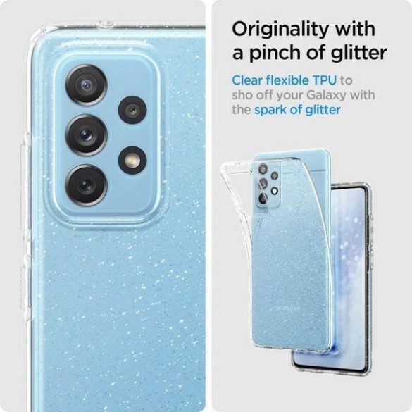 Spigen Liquid Crystal Glitter Samsung A725 A 72 átlátszó tok