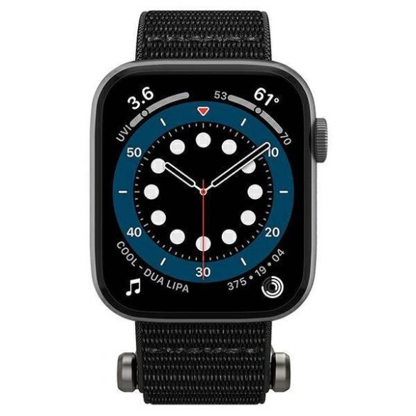 Spigen DuraPro Flex Apple Watch 4/5/6/7/SE 42/44/45mm fekete tok