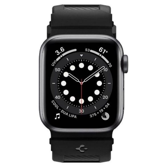 Spigen Rugged óraszíj Apple Watch 4/5/6/7/8/SE 40/41mm fekete
