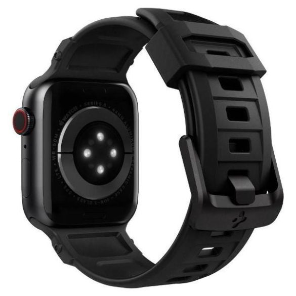 Spigen Rugged óraszíj Apple Watch 4/5/6/7/8/SE 40/41mm fekete