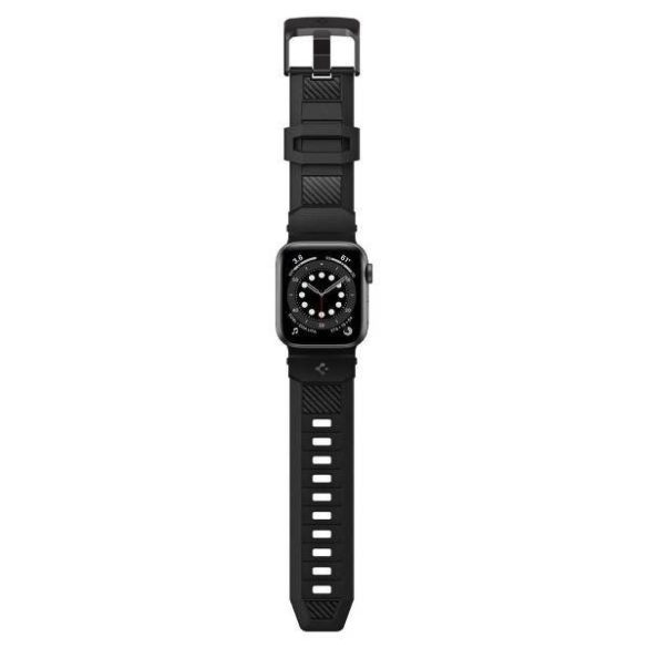 Spigen Rugged óraszíj Apple Watch 4/5/6/7/8/SE 40/41mm fekete