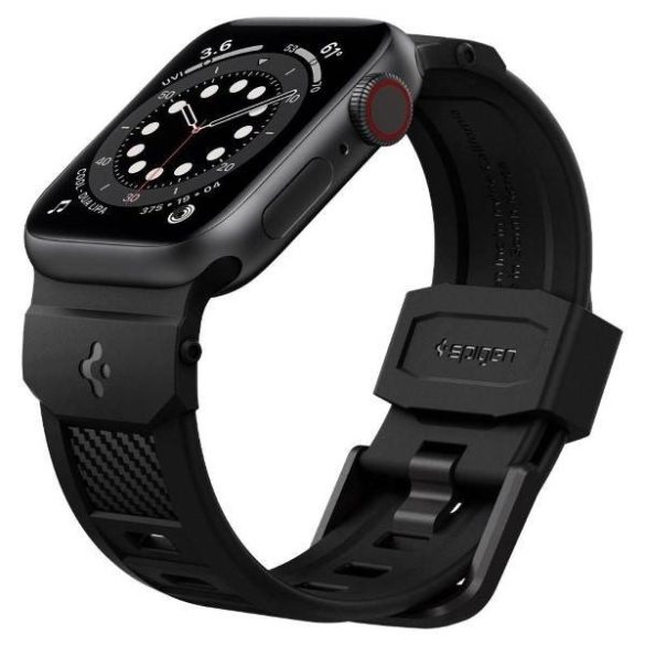 Spigen Rugged óraszíj Apple Watch 4/5/6/7/8/SE 40/41mm fekete