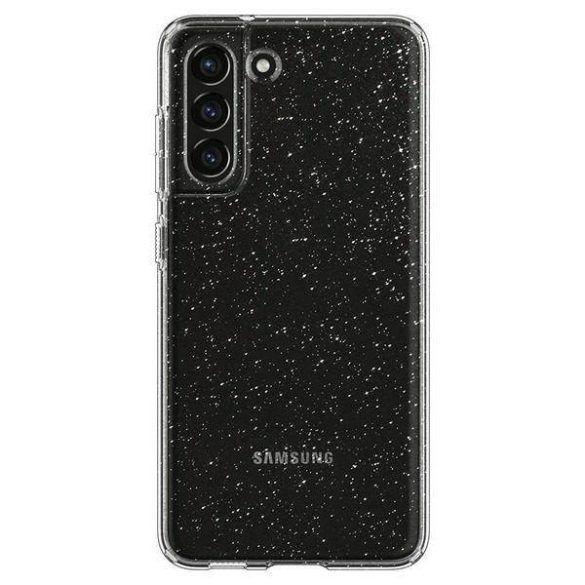 Spigen Liquid Crystal Glitter Samsung G990 S21 FE átlátszó tok