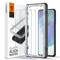   Spigen ALM Glass Tr Samsung Galaxy S21 FE 2db edzett üveg kijelzővédő fólia