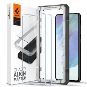 Spigen ALM Glass Tr Samsung Galaxy S21 FE 2db edzett üveg kijelzővédő fólia