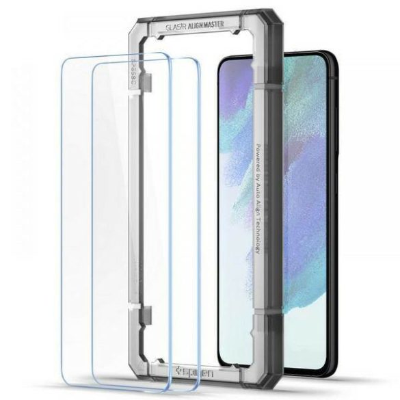 Spigen ALM Glass Tr Samsung Galaxy S21 FE 2db edzett üveg kijelzővédő fólia