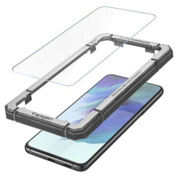 Spigen ALM Glass Tr Samsung S21 FE 2db edzett üveg kijelzővédő fólia