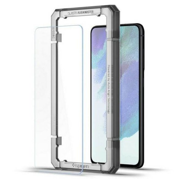 Spigen ALM Glass Tr Samsung Galaxy S21 FE 2db edzett üveg kijelzővédő fólia