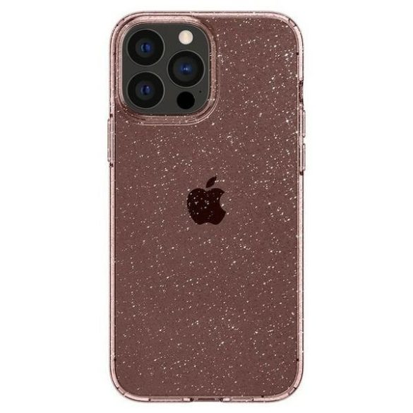 Spigen Liquid Crystal Glitter tok iPhone 13 Pro Max - rózsaszín csillogós