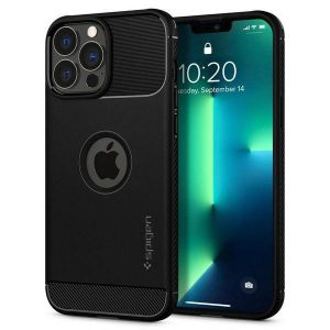 Spigen Rugged Armor iPhone 13 Pro Max 6.7" matt fekete tok