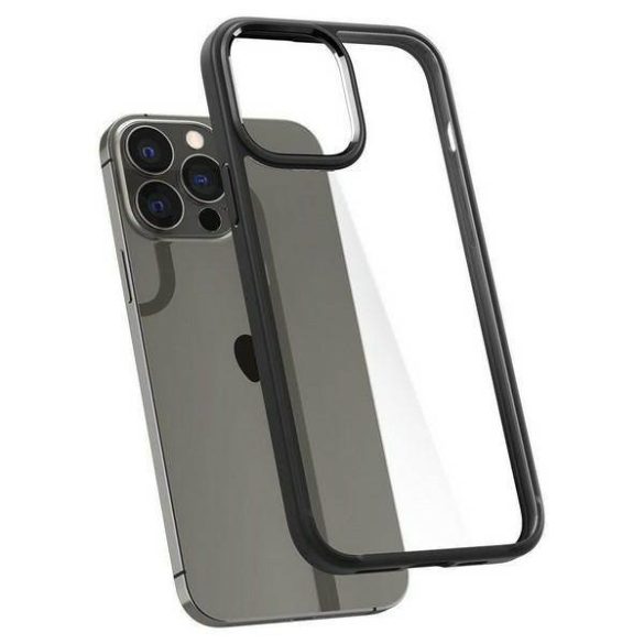 Spigen Ultra Hybrid iPhone 13 Pro Max 6.7" matt fekete tok