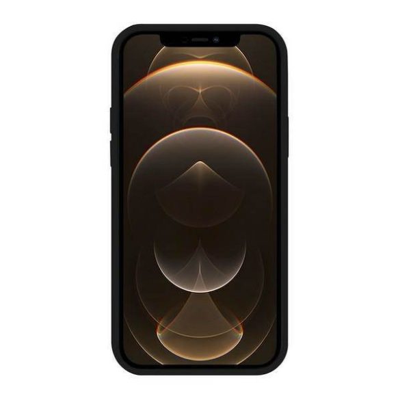 Mercury MagSafe szilikon iPhone 12 Pro Max 6.7" fekete tok