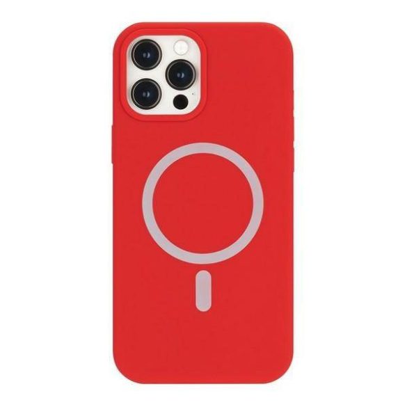 Mercury MagSafe szilikon iPhone 12 mini 5,4" piros tok