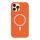 Mercury MagSafe szilikon iPhone 12 Pro Max 6.7" narancssárga tok