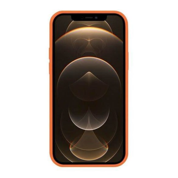 Mercury MagSafe szilikon iPhone 12 Pro Max 6.7" narancssárga tok