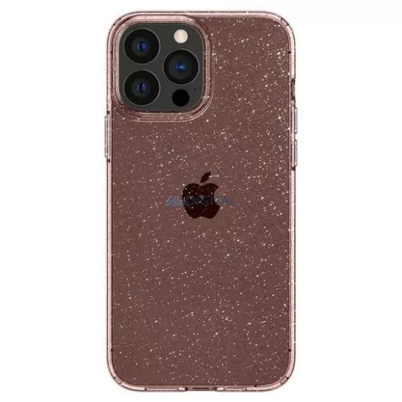 Spigen Liquid Crystal Glitter tok iPhone 13 Pro - rózsaszín