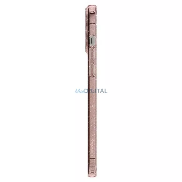 Spigen Liquid Crystal Glitter tok iPhone 13 Pro - rózsaszín