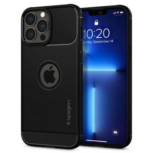 Spigen Rugged Armor iPhone 13 Pro 6.1" matt fekete tok