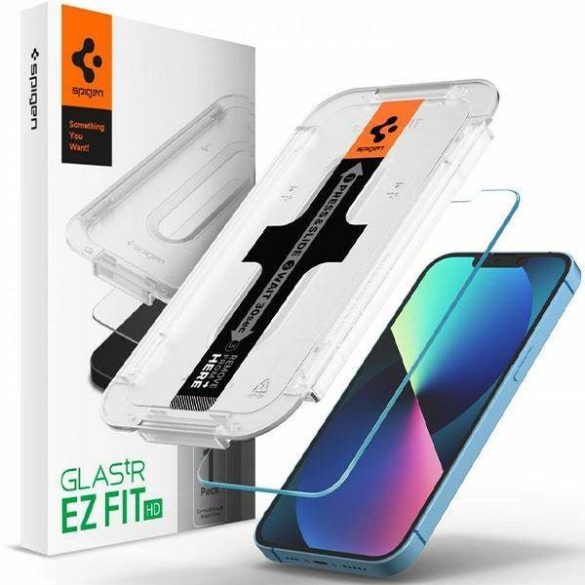 Spigen Glas.TR iPhone 14/13 Pro/13 "EZ FIT" edzett üveg kijelzővédő fólia