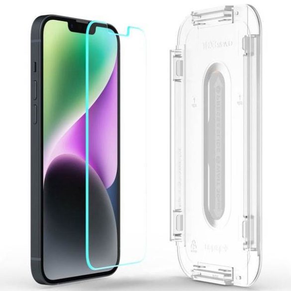 Spigen Glas.TR iPhone 14/13 Pro/13 "EZ FIT" edzett üveg kijelzővédő fólia