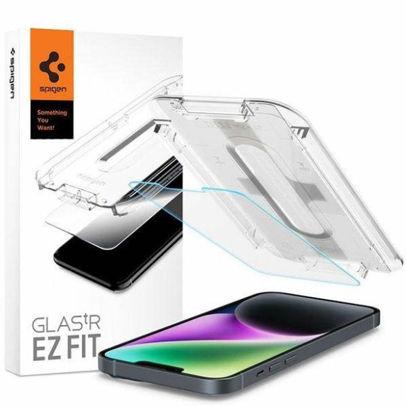 Spigen Glas.TR iPhone 14/13 Pro/13 "EZ FIT" edzett üveg kijelzővédő fólia